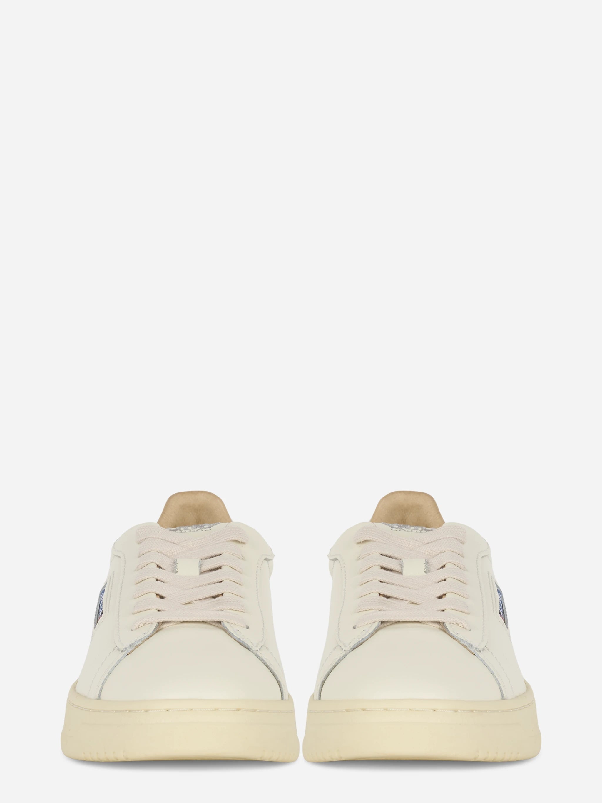 Sneakers Dallas Low In Pelle Bianca
