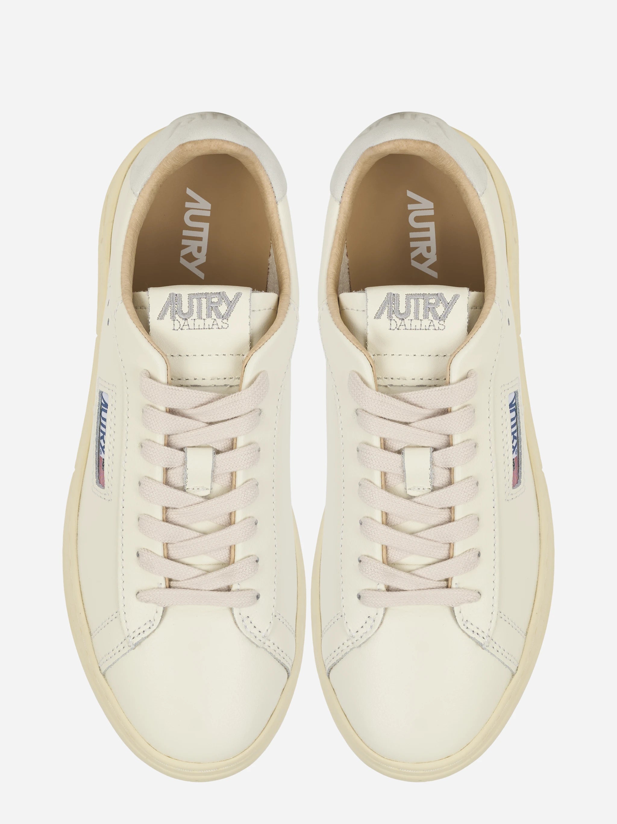 Sneakers Dallas Low In Pelle Bianca
