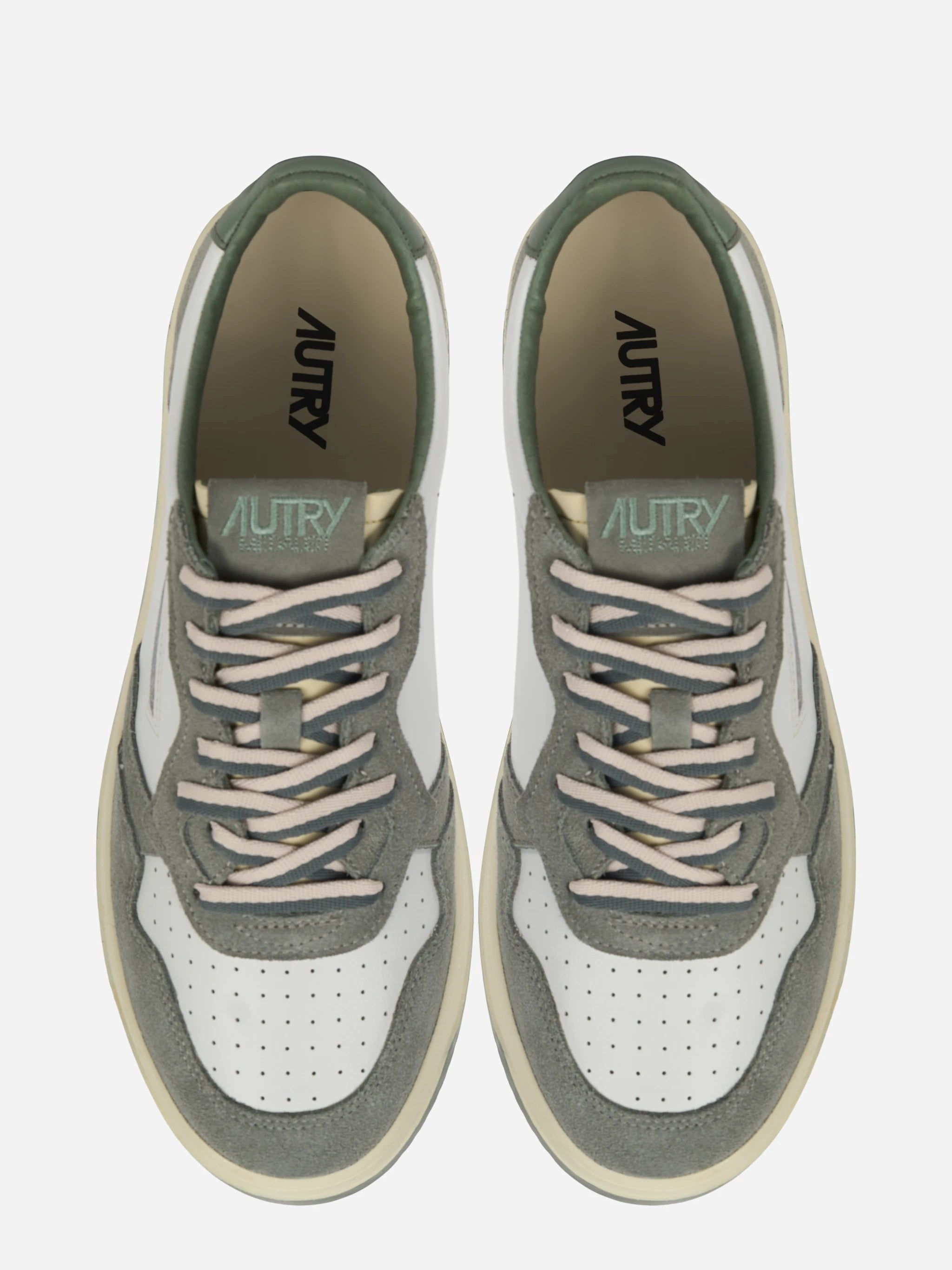 Sneakers Medalist Low In Suede E Pelle Military E Sea Spay