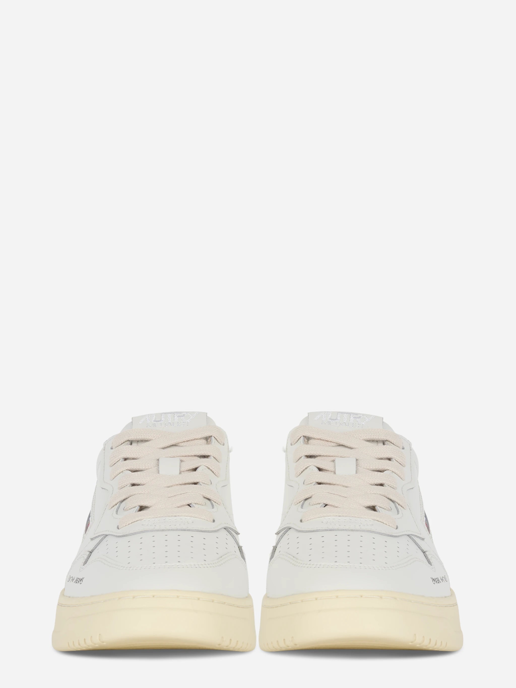 Sneakers Medalist Low In Pelle Bianca E Beaucoup Blue