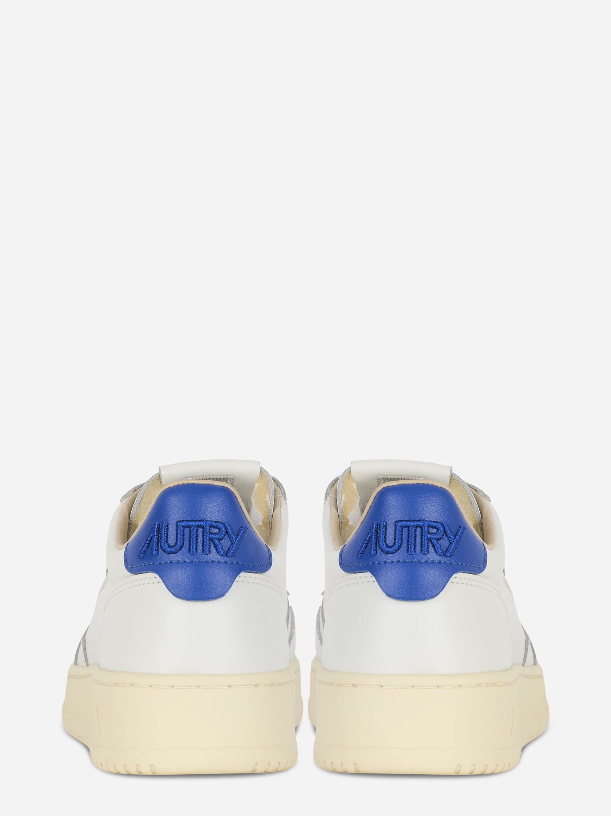 Sneakers Medalist Low In Pelle Bianca E Beaucoup Blue
