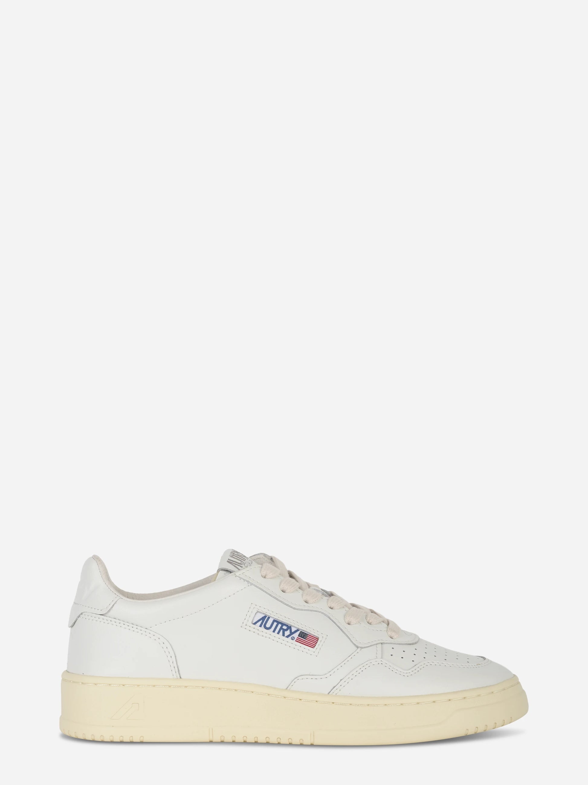 Sneakers Medalist Low In Pelle Bianca