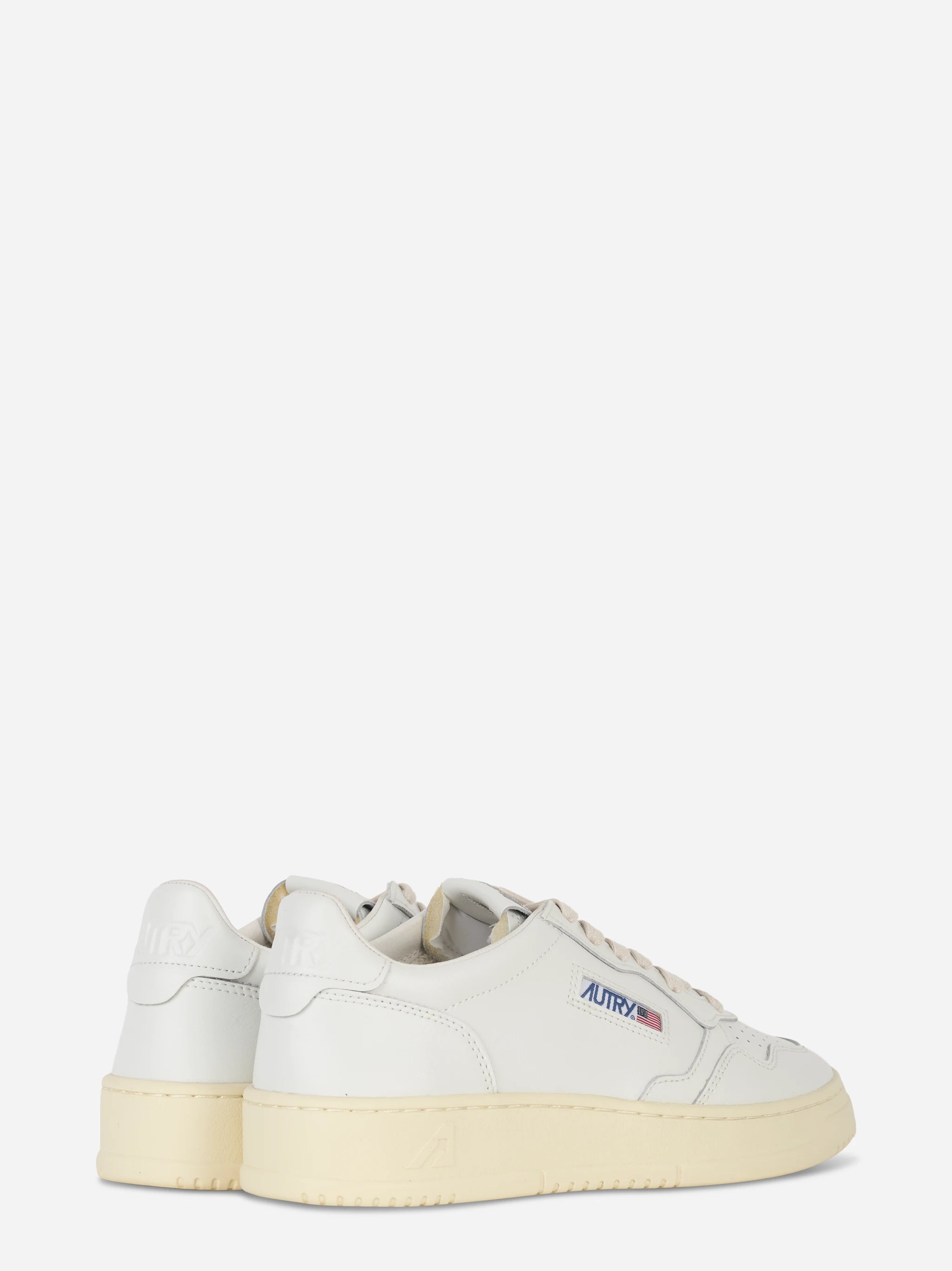 Sneakers Medalist Low In Pelle Bianca
