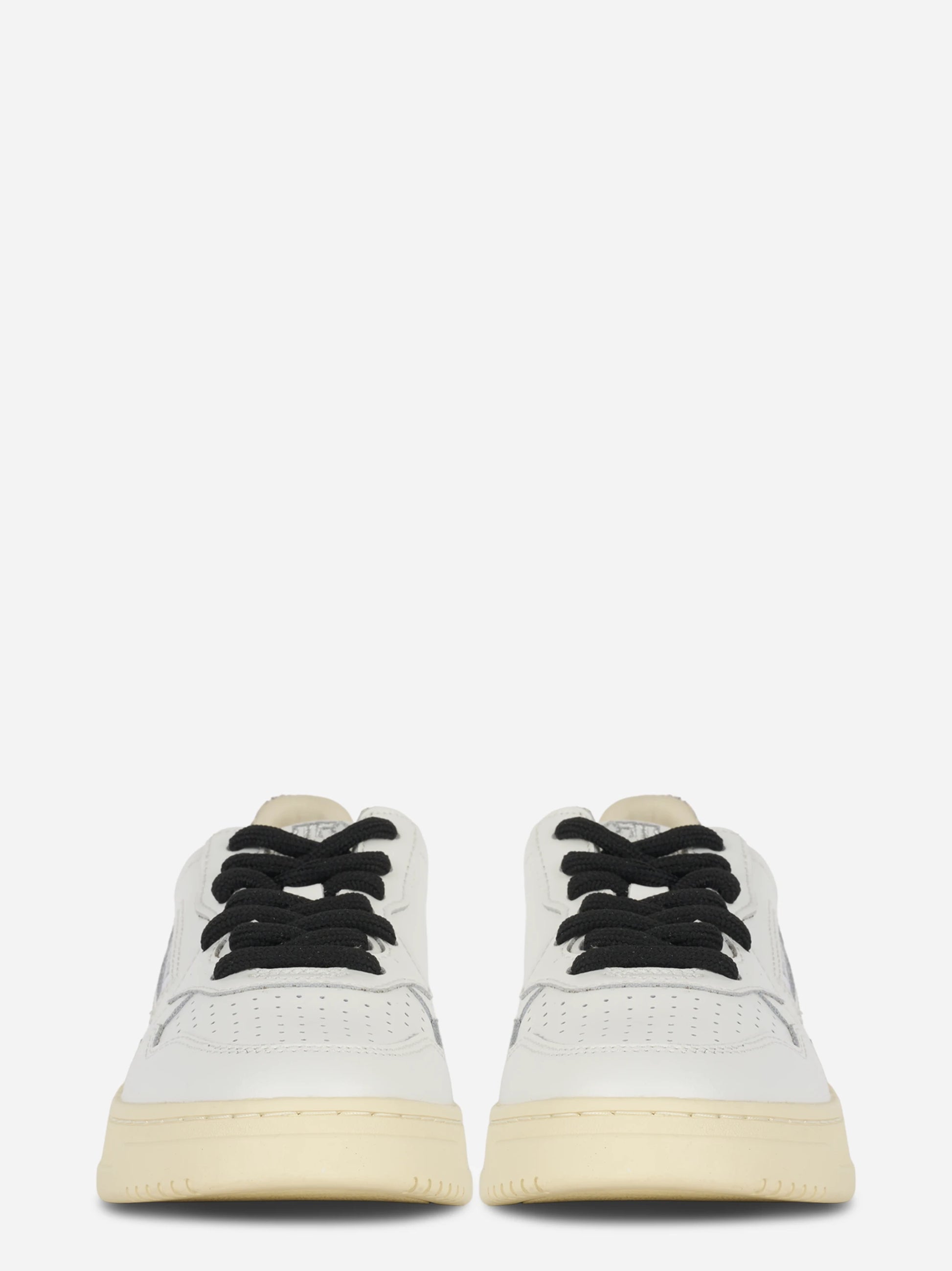 Sneakers Medalist Low In Pelle Bianca E Leopard