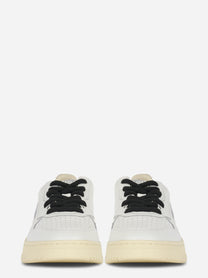 Sneakers Medalist Low In Pelle Bianca E Leopard