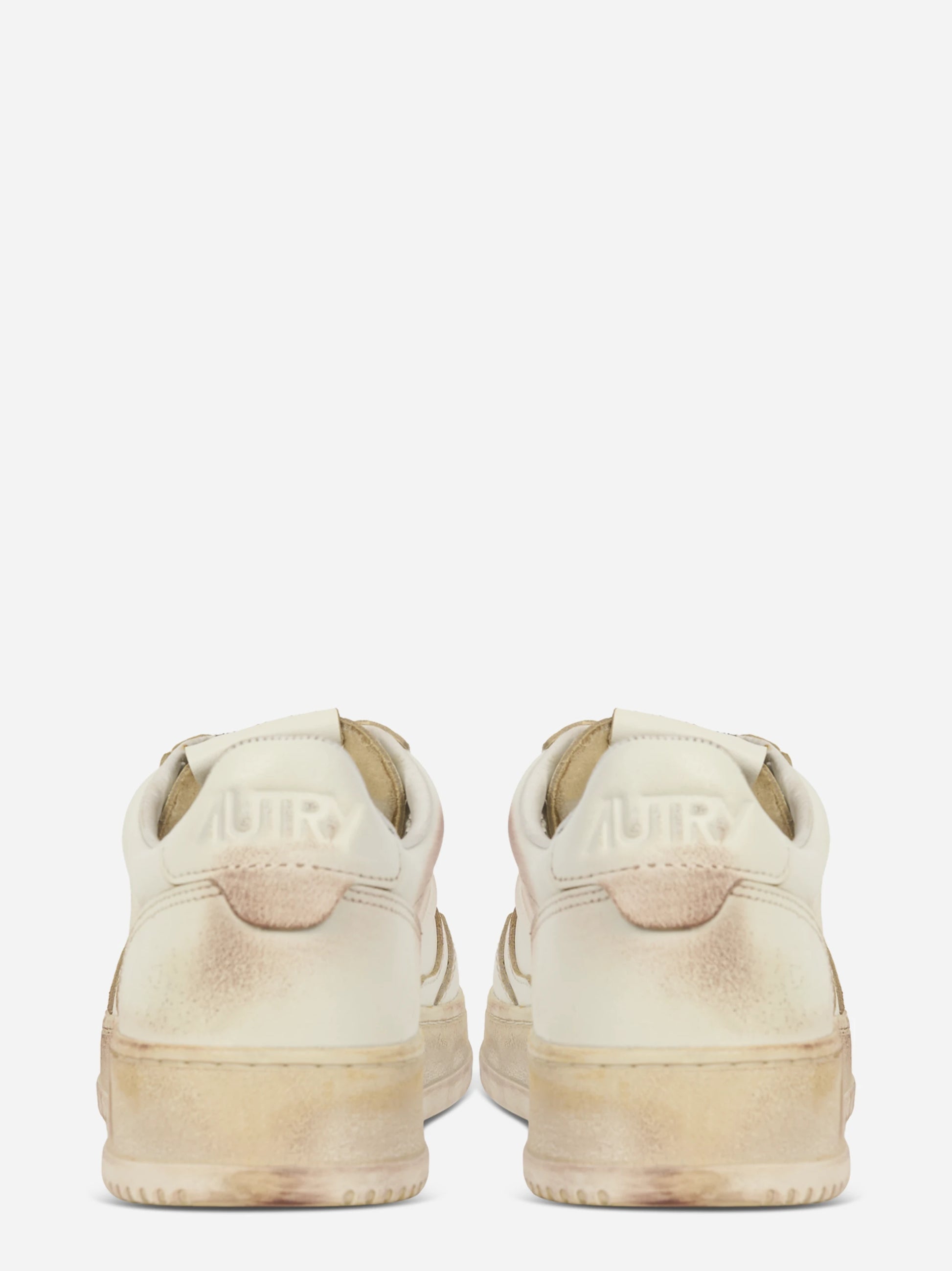SNEAKERS MEDALIST LOW SUPER VINTAGE IN PELLE BIANCA