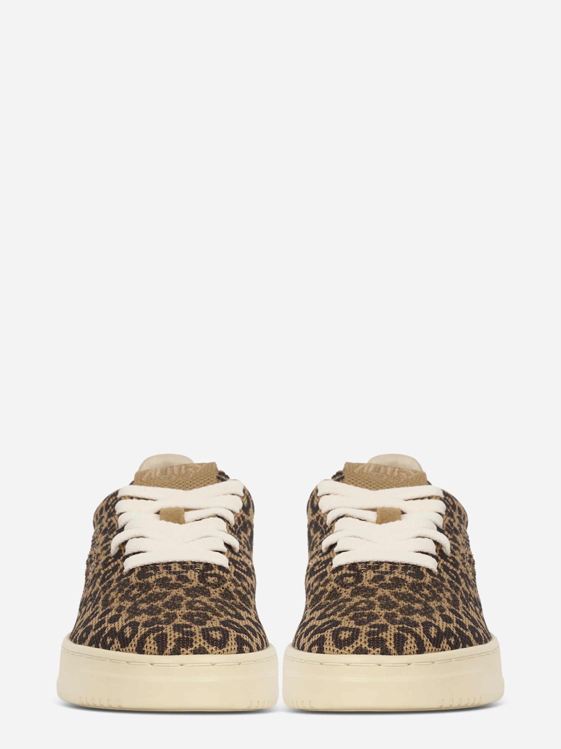 SNEAKERS MEDALIST EASEKNIT LOW IN MAGLIA 'LEOPARD PRINT' MARRONE E BEIGE