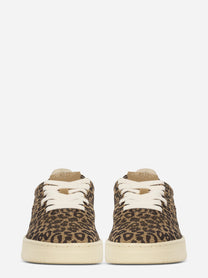 SNEAKERS MEDALIST EASEKNIT LOW IN MAGLIA 'LEOPARD PRINT' MARRONE E BEIGE