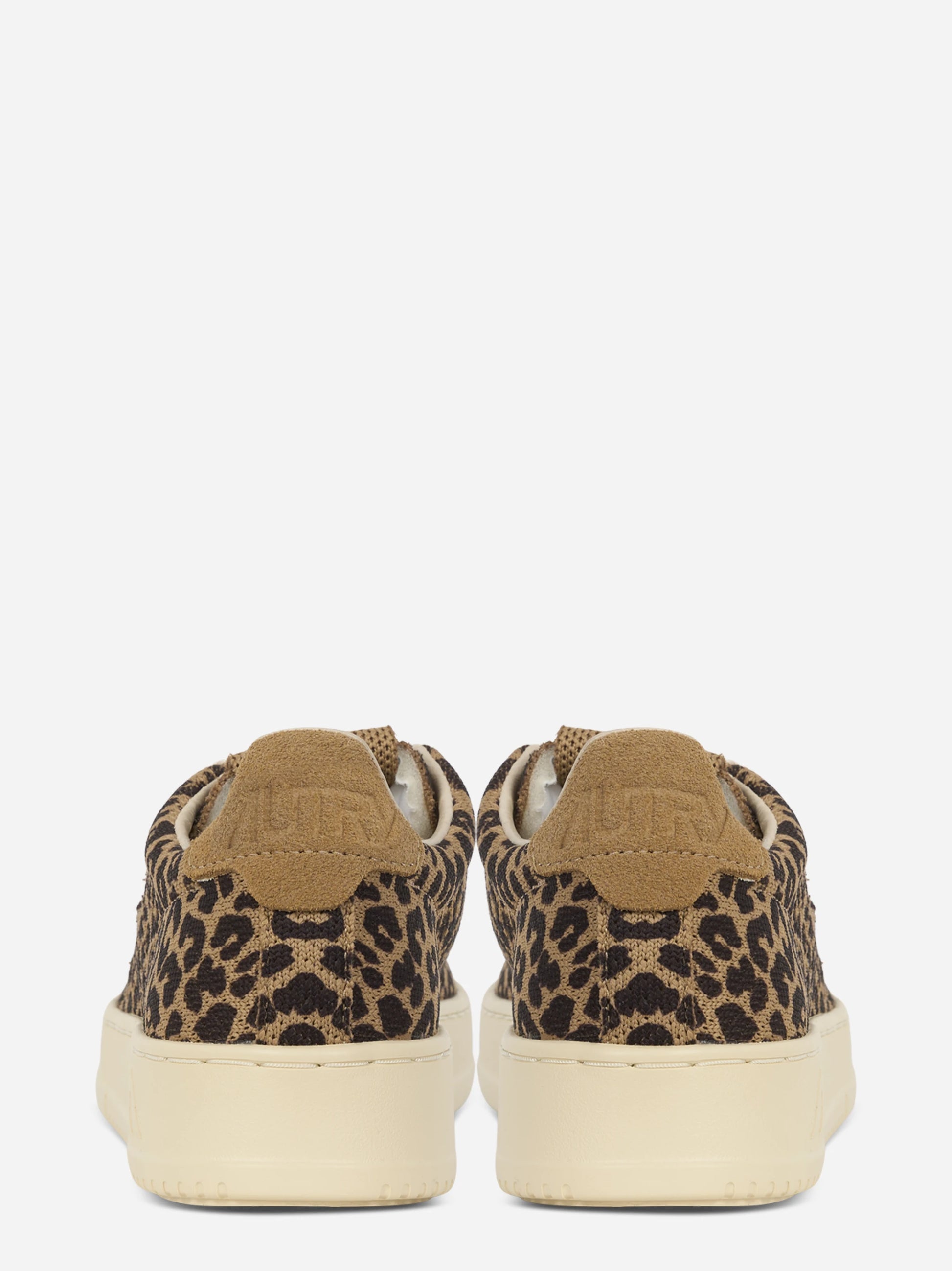 SNEAKERS MEDALIST EASEKNIT LOW IN MAGLIA 'LEOPARD PRINT' MARRONE E BEIGE