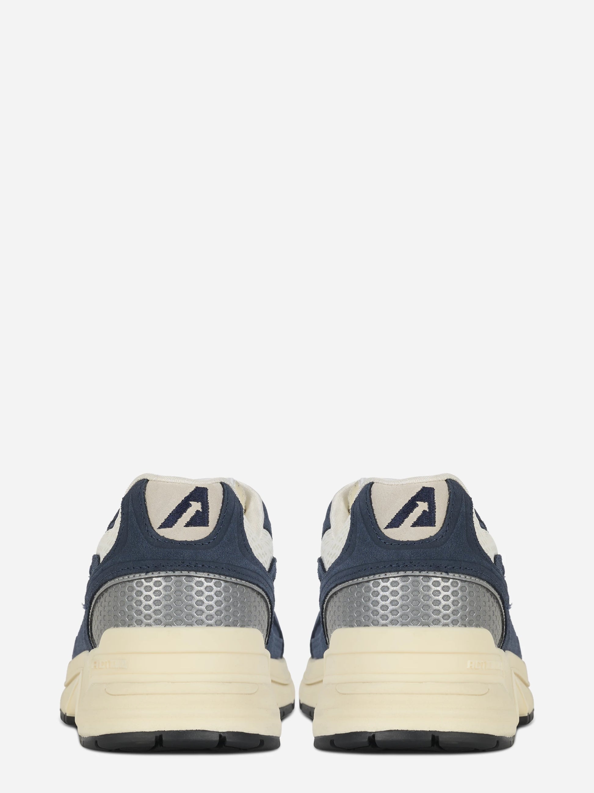 Sneakers Hyperway In Mesh E Suede Bluette E Marshmallow
