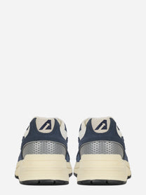 Sneakers Hyperway In Mesh E Suede Bluette E Marshmallow