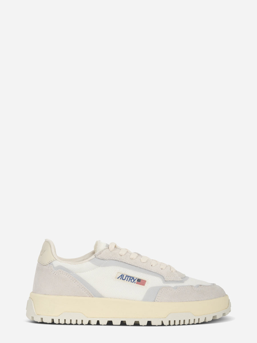 SNEAKERS WILDPACE LOW IN DRAGON MESH E SUEDE BIANCO E MARSHMALLOW