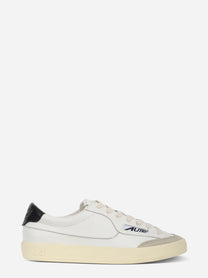 SNEAKERS WINDSCAPE LOW IN PELLE BIANCA E NERA