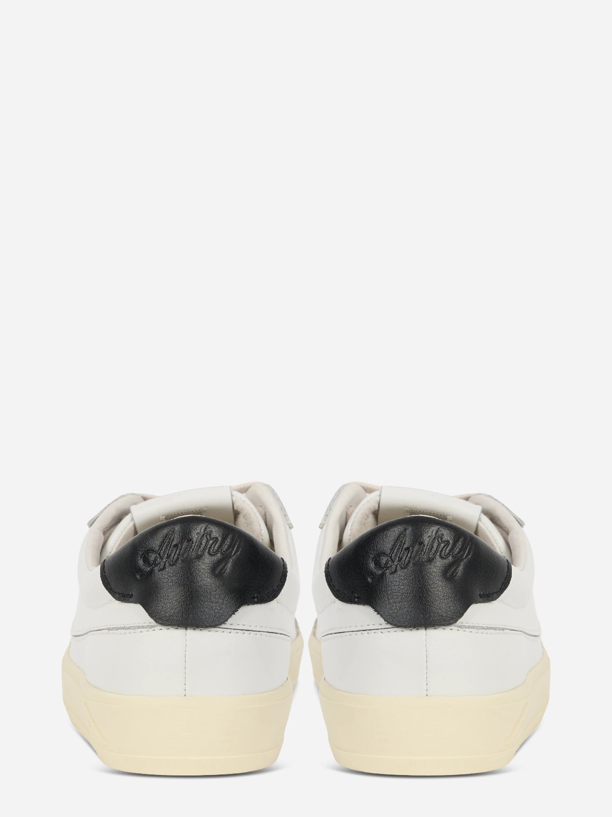 SNEAKERS WINDSCAPE LOW IN PELLE BIANCA E NERA