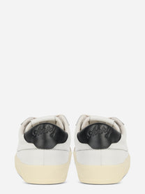 SNEAKERS WINDSCAPE LOW IN PELLE BIANCA E NERA