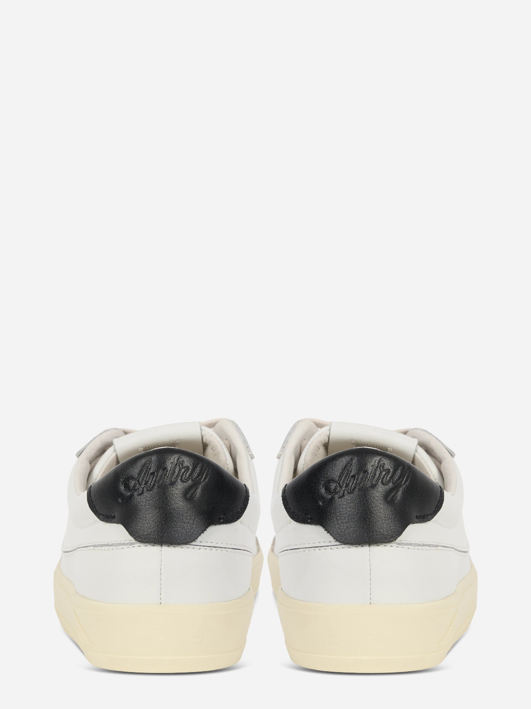 SNEAKERS WINDSCAPE LOW IN PELLE BIANCA E NERA