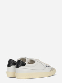 SNEAKERS WINDSCAPE LOW IN PELLE BIANCA E NERA