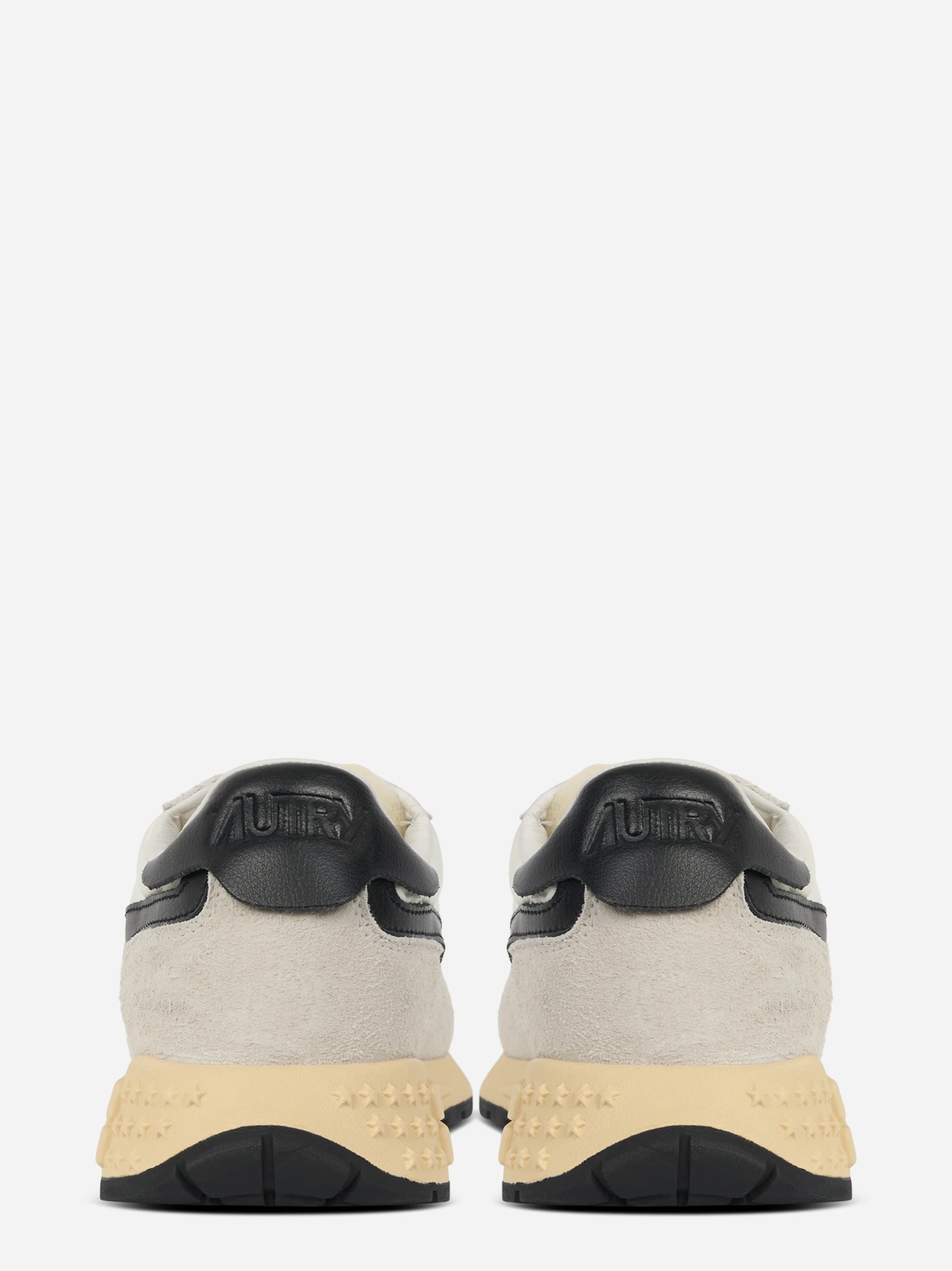 SNEAKERS REELWIND LOW IN NYLON E SUEDE bianco E nero