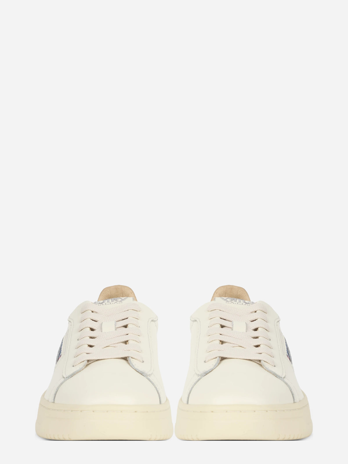 Sneaker Dallas Low in pelle bianca - vista frontale