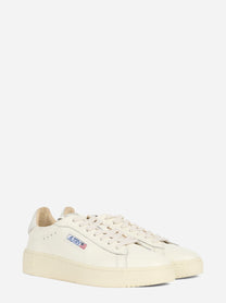 Sneaker Dallas Low in pelle bianca - vista tre quarti