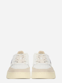 Sneaker Medalist Low in pelle e suede verde - vista frontale
