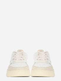 Sneaker Medalist Low in pelle bianca e nera - vista frontale