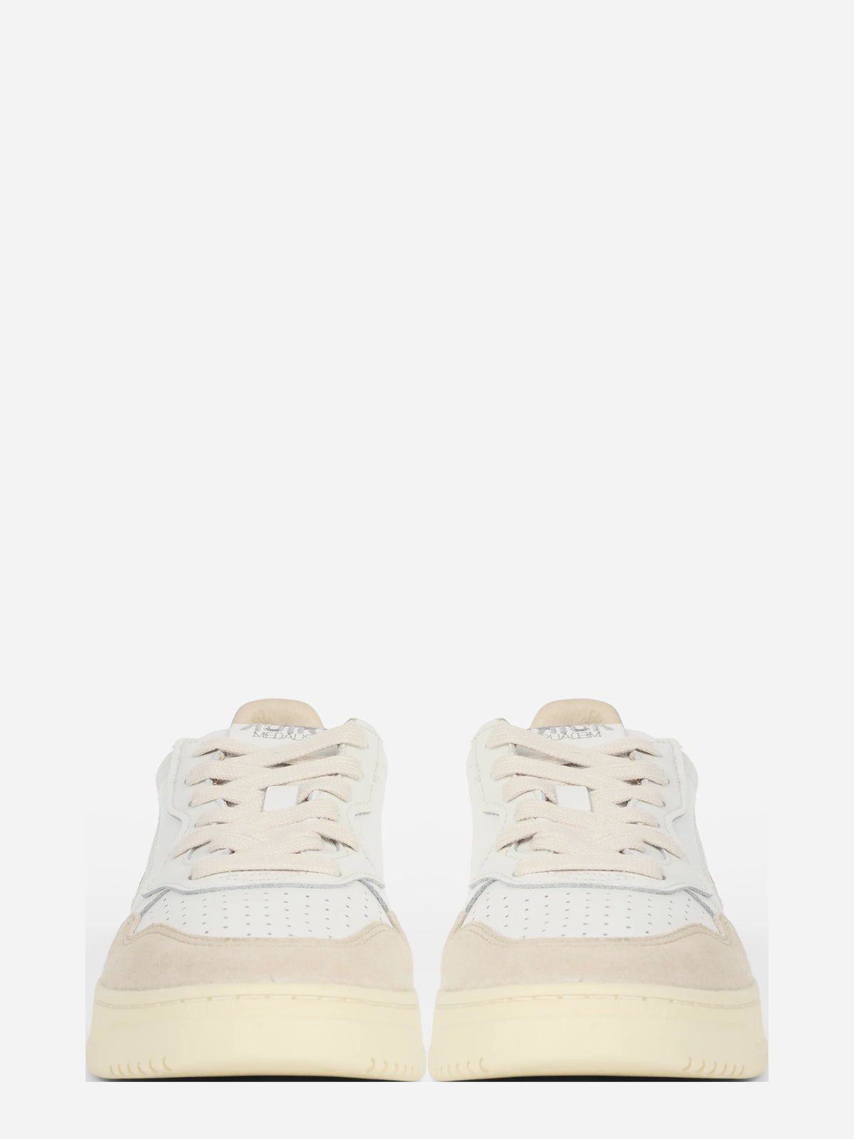 Sneaker Medalist Low in pelle e suede blu - vista frontale