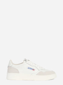 Sneaker Medalist Low in pelle e suede bianca - vista laterale