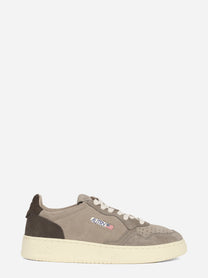 Sneaker Medalist Low tricolor in suede marrone - vista laterale