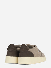 Sneaker Medalist Low tricolor in suede marrone - dettaglio della suola