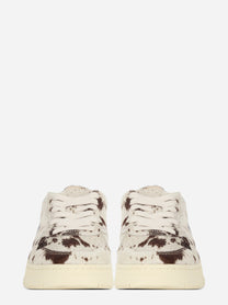 Sneaker Medalist Low effetto cavallino marrone - vista frontale