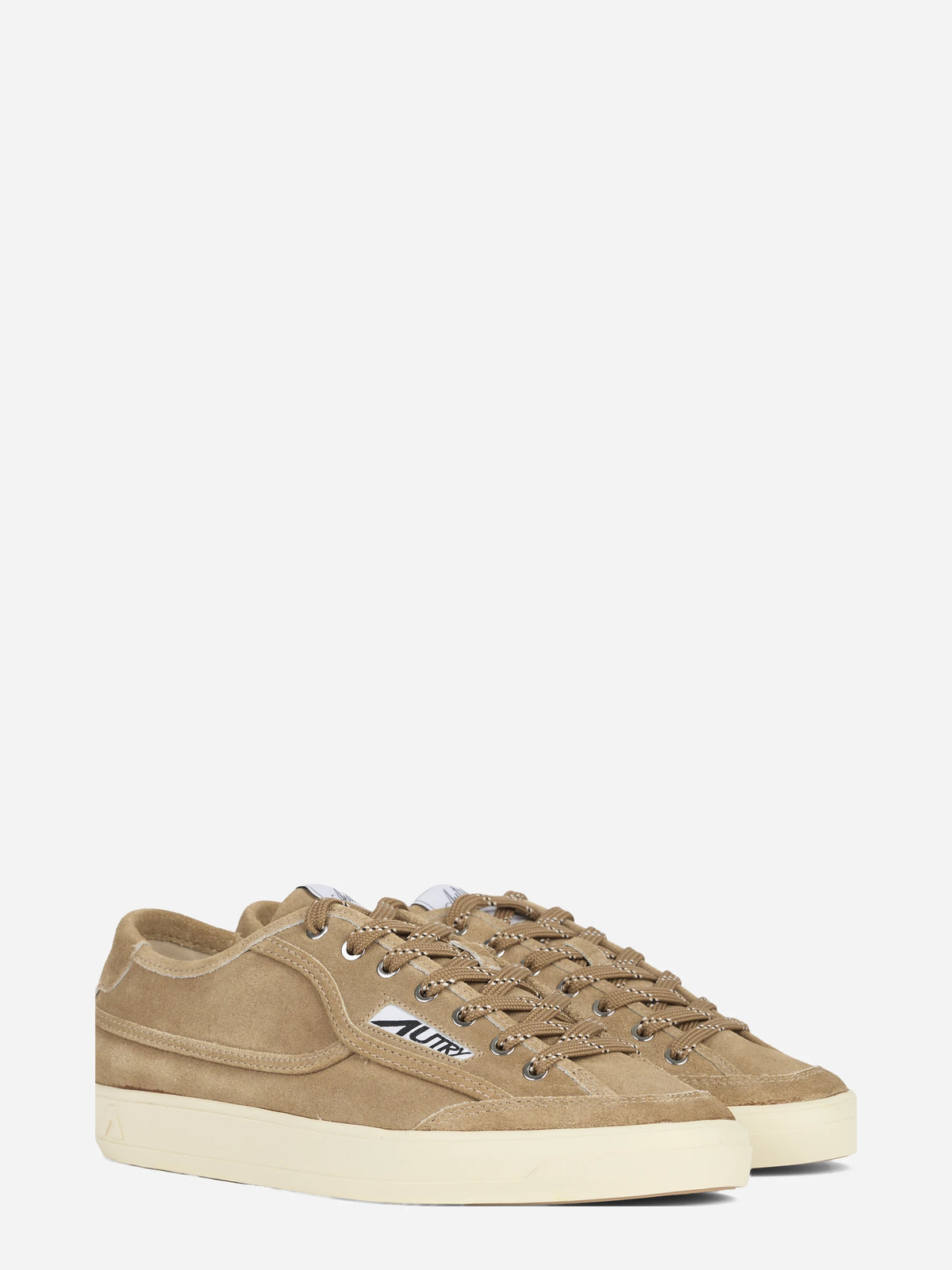 Sneaker Windscape Low in suede beige - vista frontale