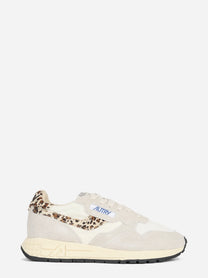 Sneaker Reelwind Low in nylon e suede grigia - vista laterale