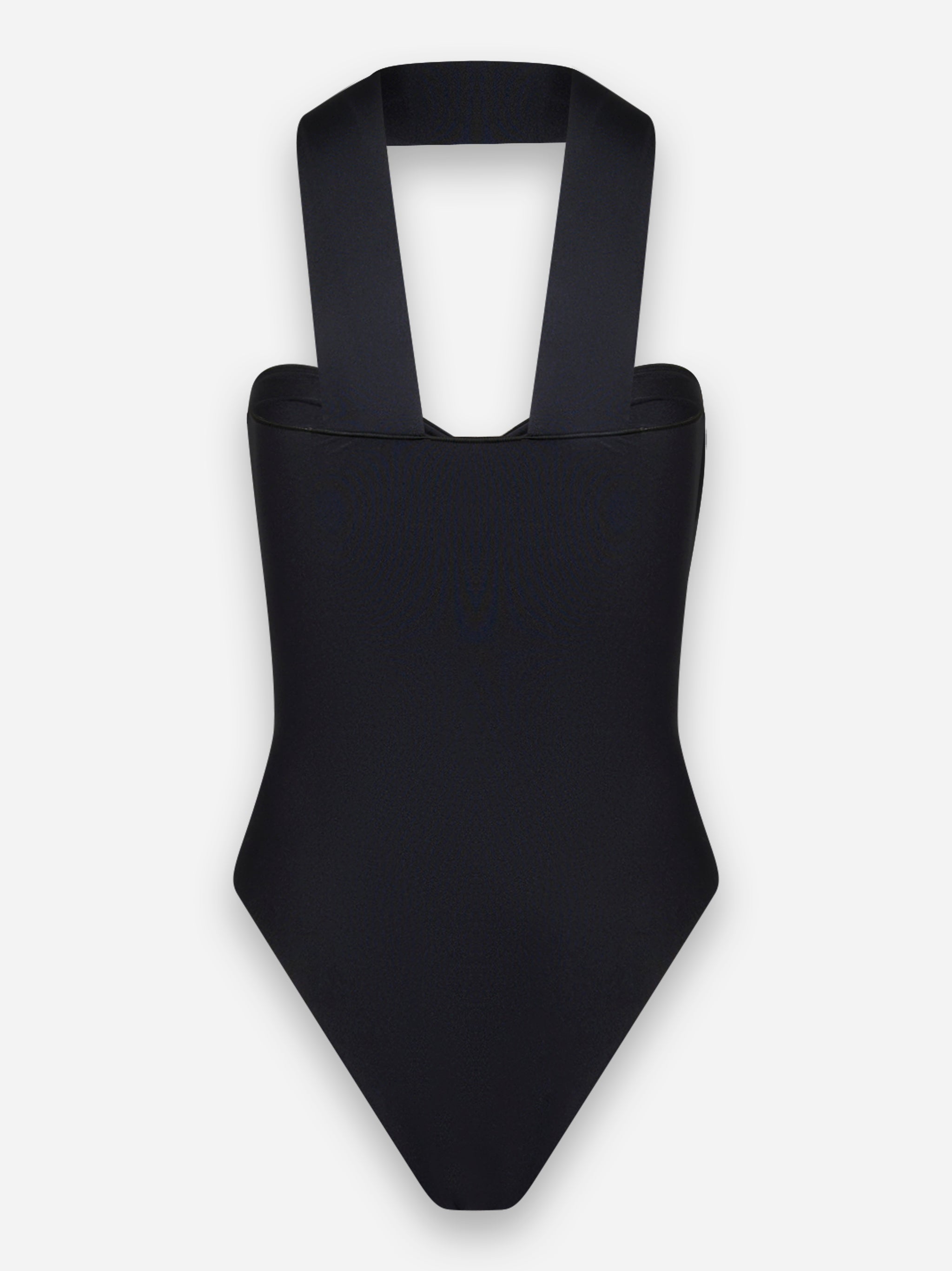 Body in jersey con dettaglio gioiello Nero