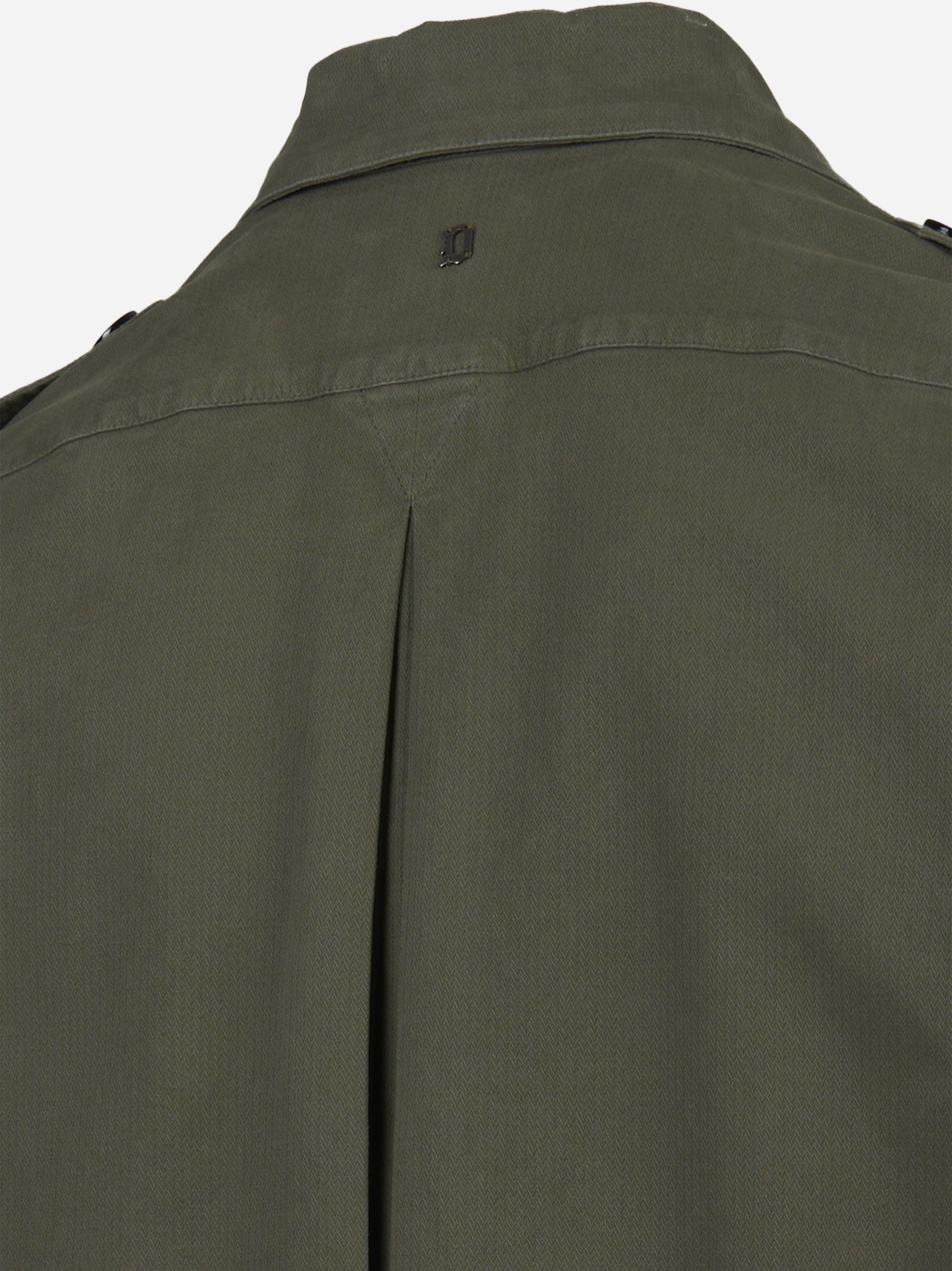 Field jacket in cotone Verde