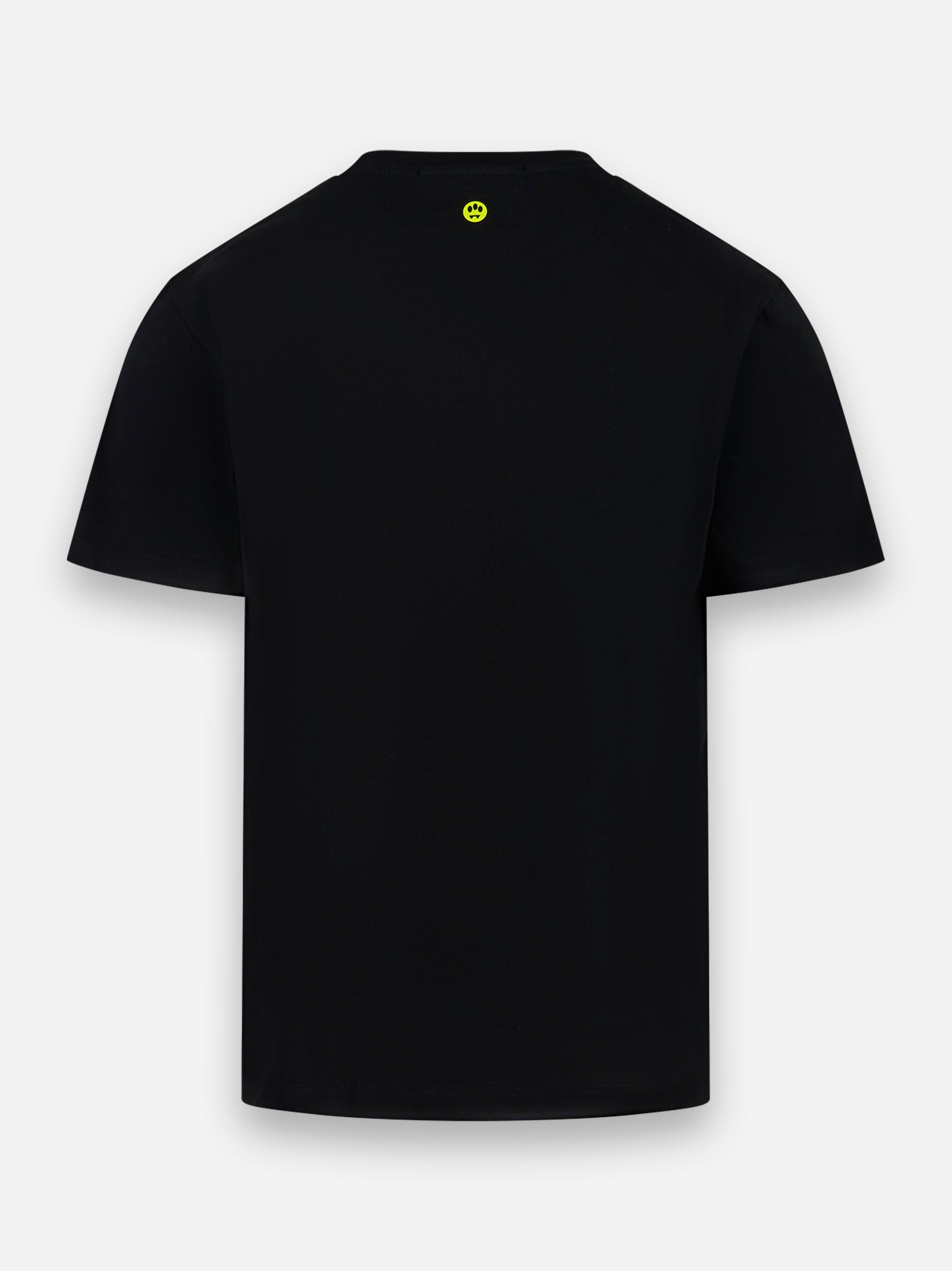 T-shirt con stampa logo Nero
