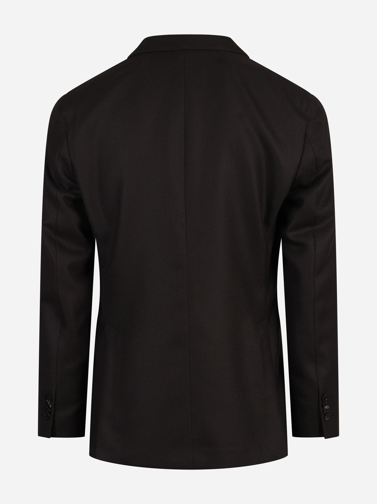 Blazer monopetto Boglioli in lana marrone - vista posteriore