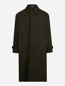 Cappotto Boglioli in lana verde - vista frontale
