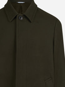 Cappotto Boglioli in lana verde - dettaglio del prodotto
