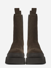Chelsea boot CPH685 in nabuk chocolate - vista frontale