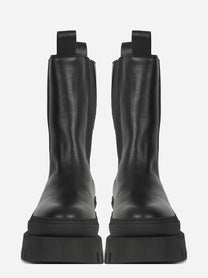 Chelsea boot CPH685 in pelle nera - vista frontale