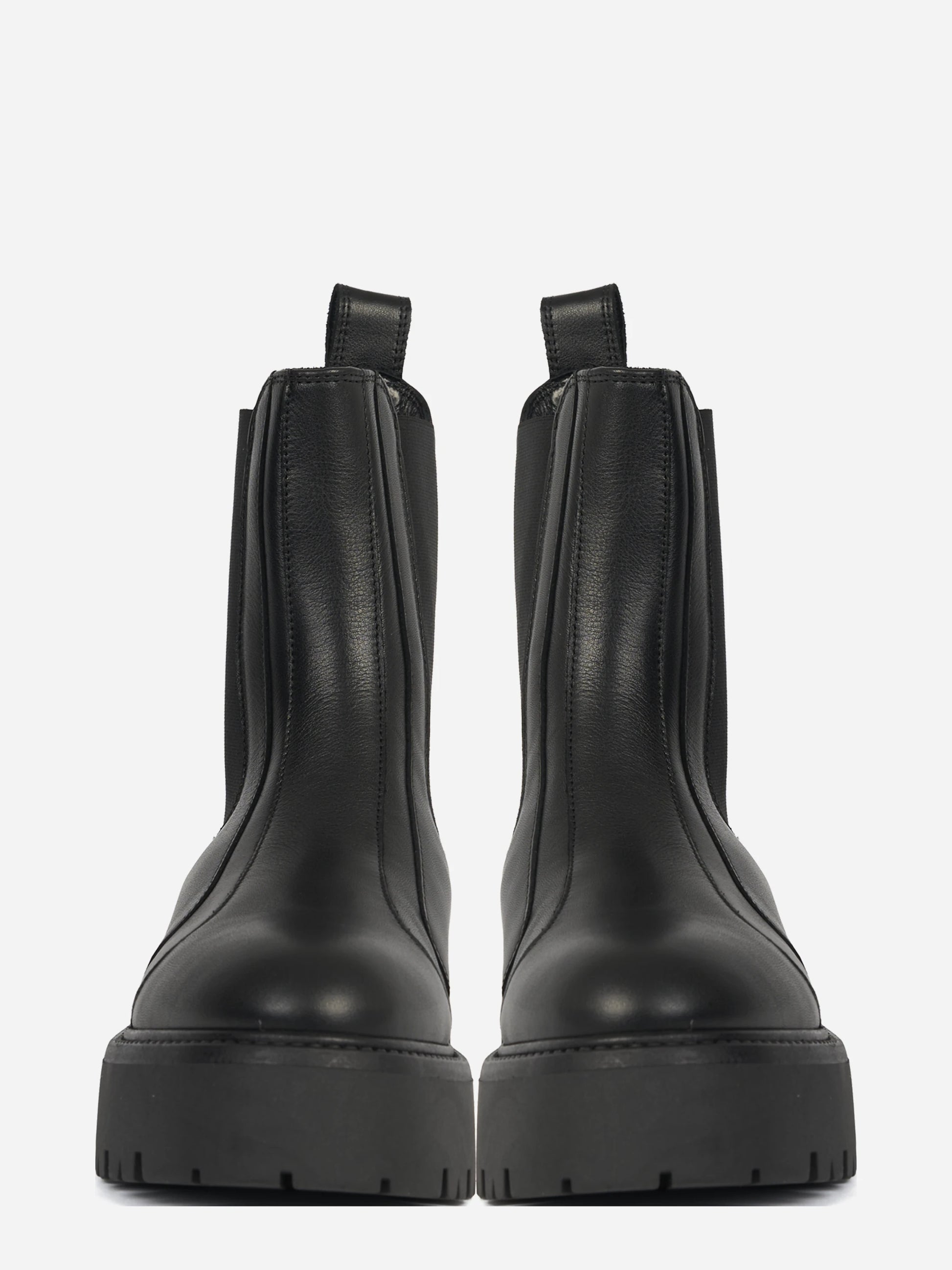 Chelsea boot CPH715 in pelle nera - vista frontale