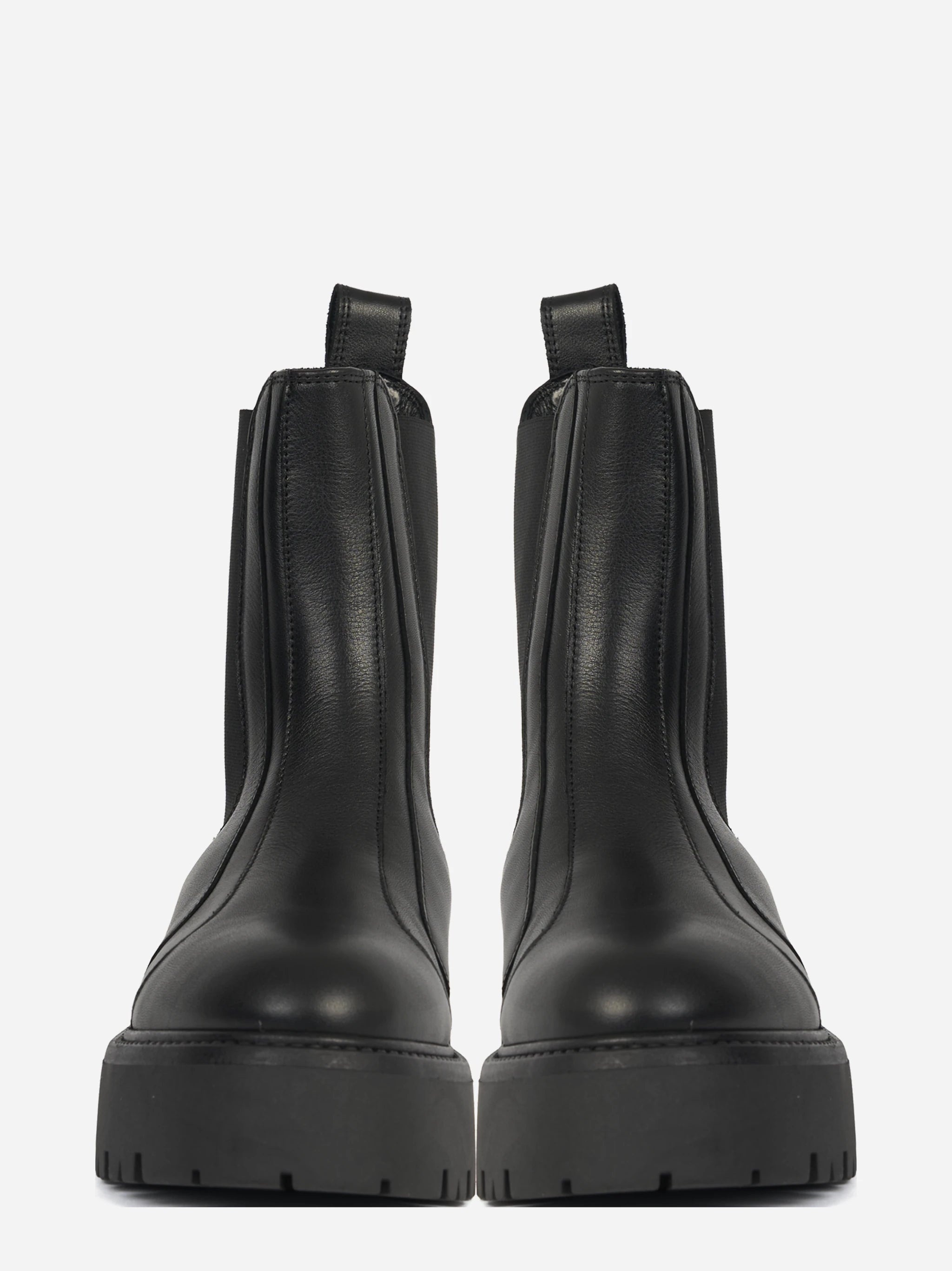 Chelsea boot CPH715 in pelle nera - vista frontale