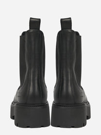 Chelsea boot CPH715 in pelle nera - vista posteriore