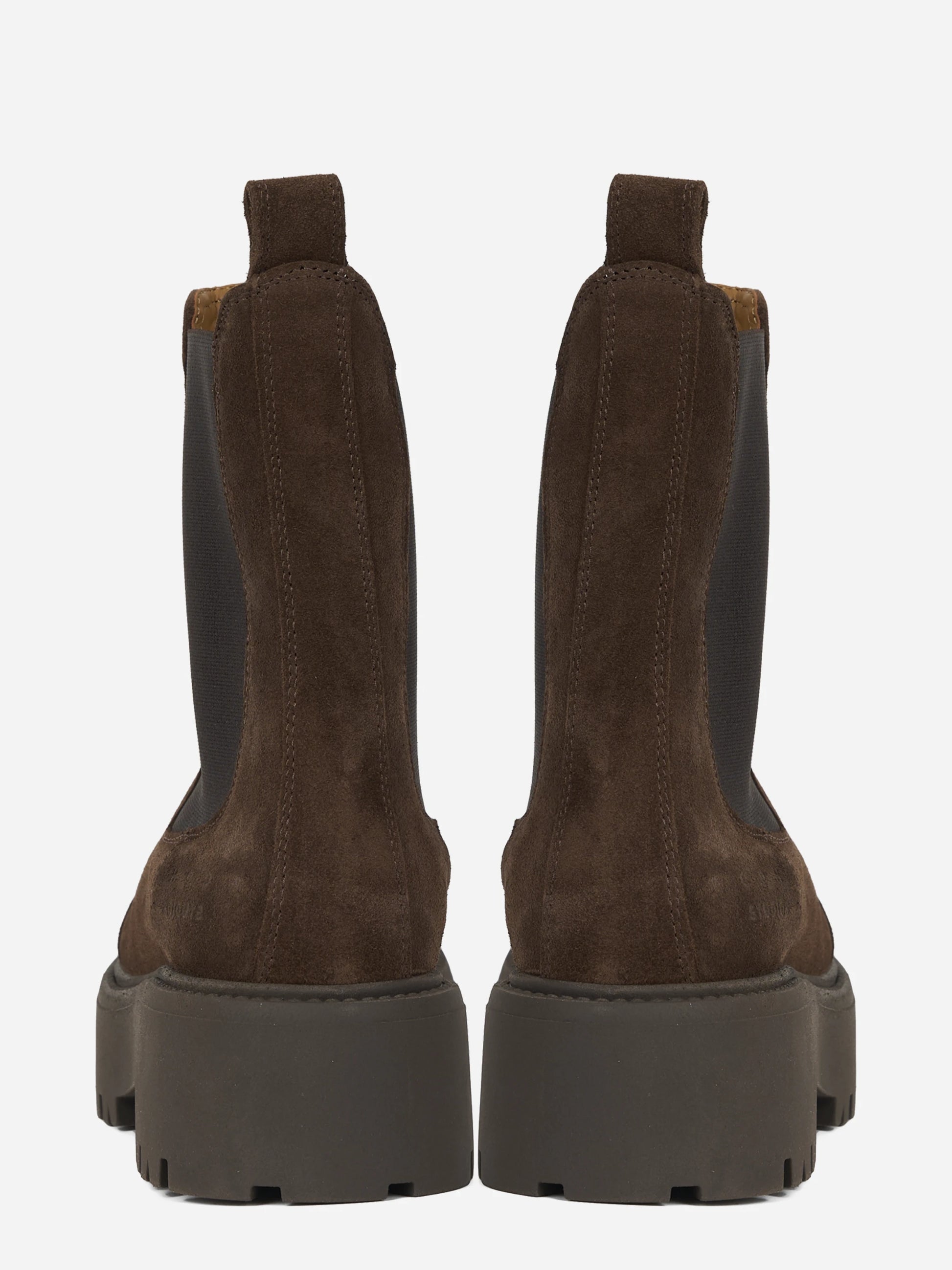 Chelsea boot CPH715 in camoscio chocolate - vista posteriore