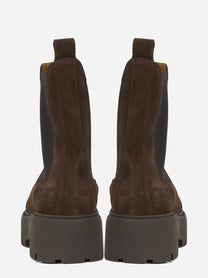 Chelsea boot CPH715 in camoscio chocolate - vista posteriore