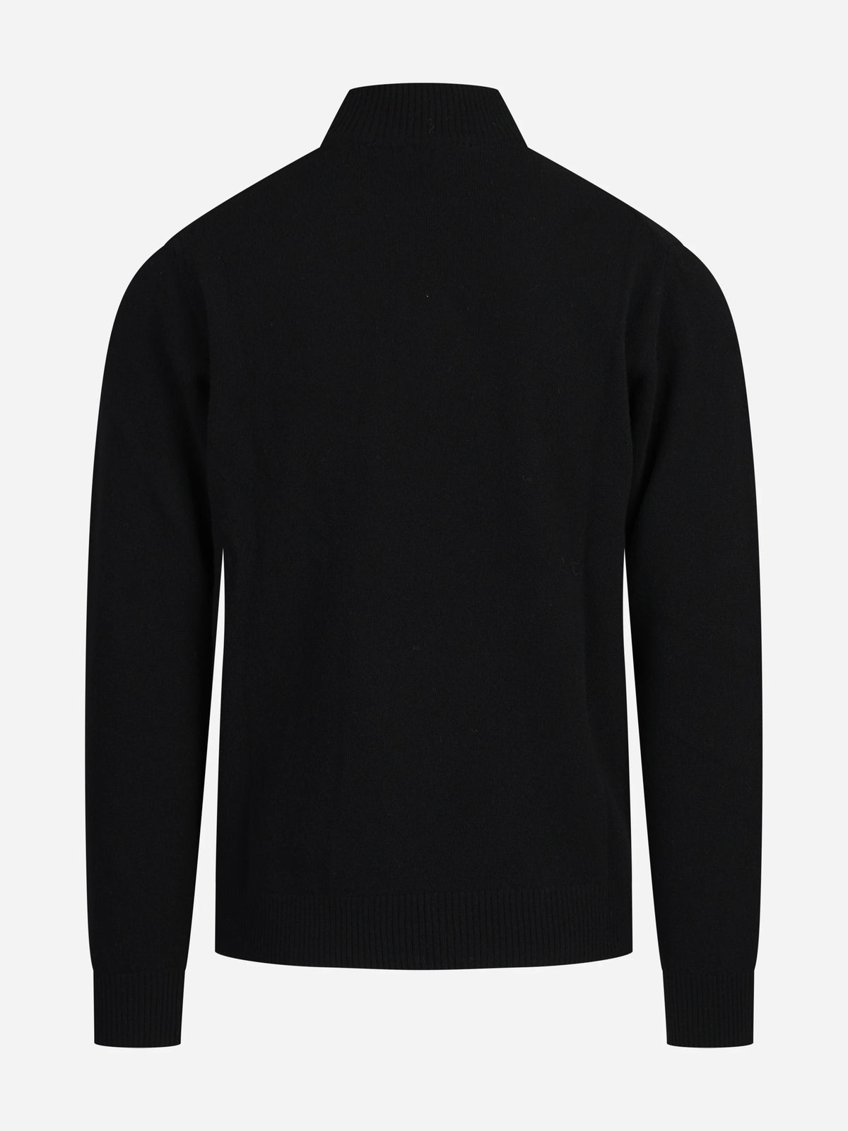 Lupetto in lana e cashmere nero - dettaglio del prodotto