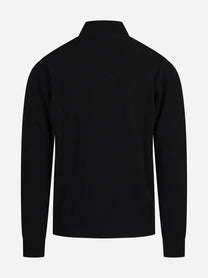 Lupetto in lana e cashmere nero - dettaglio del prodotto