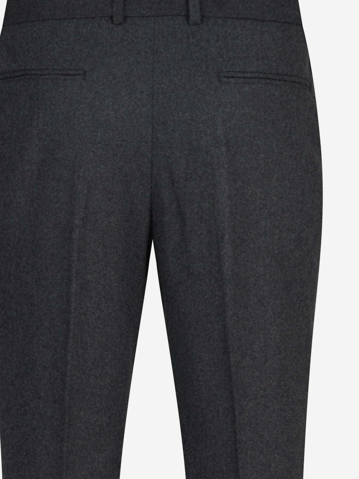 Pantaloni in lana e cashmere nero - dettaglio del prodotto