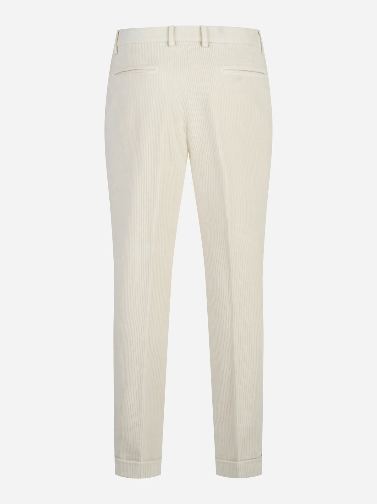 Pantaloni in cotone e modal bianco - vista posteriore